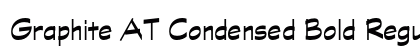Graphite AT Condensed Bold Regular