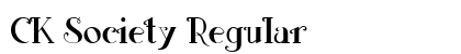 CK Society Regular Font Preview