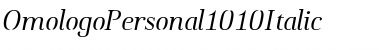 Omologo Personal Italic