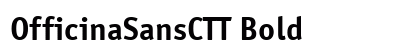 OfficinaSansCTT Bold