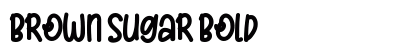 Brown Sugar Bold Font Preview