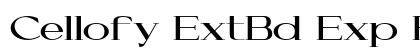 Cellofy ExtBd Exp Regular preview Cellofy ExtBd Exp Regular preview