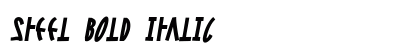 Steel Bold Italic preview