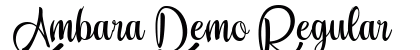 Ambara_Demo Regular font free download