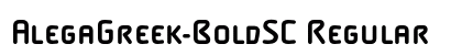 AlegaGreek-BoldSC Regular