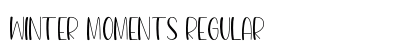 Winter Moments Regular Font Preview