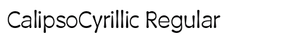 CalipsoCyrillic Regular Font Preview