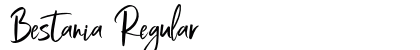 Bestania Regular Font Preview