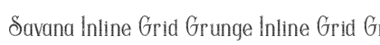 Savana Inline Grid Grunge Inline Grid Grunge preview