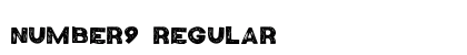 Number9 Regular Font Preview