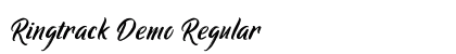 Ringtrack Demo Regular Font Preview