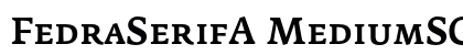 FedraSerifA MediumSC preview