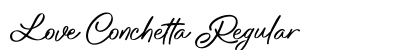 Love Conchetta Regular Font Preview