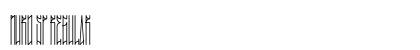 MURO SP Regular Font Preview