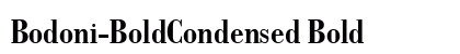Bodoni-BoldCondensed Bold