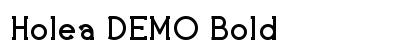 Holea DEMO Bold Font Preview
