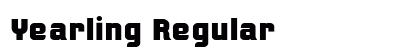 Yearling Regular Font Yearling Regular Font Preview