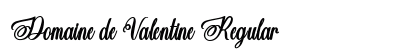 Domaine de Valentine Regular font free download
