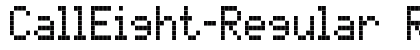 CallEight-Regular Regular (OpenType) Font Preview