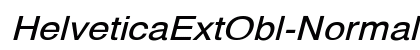 HelveticaExtObl-Normal Regular font free download