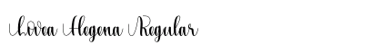 Lovea Hegena Regular Font Lovea Hegena Regular Font Preview