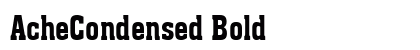 AcheCondensed Bold preview