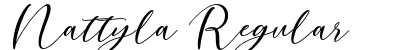 Nattyla Regular Font Nattyla Regular Font Preview