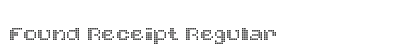Found Receipt Regular preview