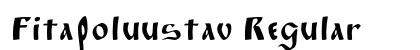 FitaPoluustav Regular Font Preview