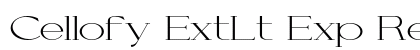 Cellofy ExtLt Exp Regular preview Cellofy ExtLt Exp Regular preview
