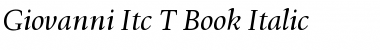 Download Giovanni Itc T Font