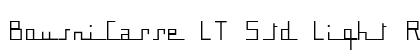 BousniCarre LT Std Light Regular Font Preview