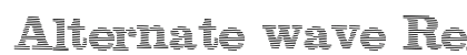 Alternate wave Regular