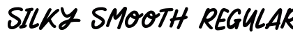 Silky Smooth Regular Font Preview
