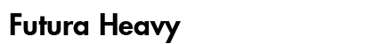 Futura Heavy preview