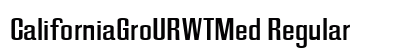 CaliforniaGroURWTMed Regular font free download