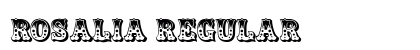 Rosalia Regular Font Preview