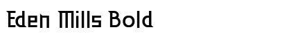 Eden Mills Bold Font Preview