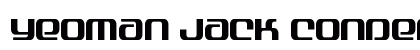 Yeoman Jack Condensed Regular Font Preview Yeoman Jack Condensed Regular Font Preview