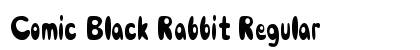 Comic Black Rabbit Regular Font Preview