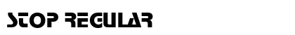 Stop Regular font free download