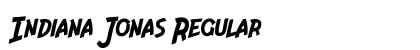 Indiana Jonas Regular Font Preview