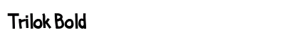 Trilok Bold Font Preview