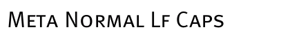 Meta Normal Lf Caps font free download