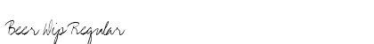Beer Dip Regular Font Preview