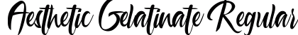 Aesthetic Gelatinate Regular Font Aesthetic Gelatinate Regular Font Preview