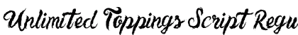 Unlimited Toppings Script Regular