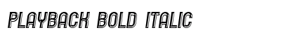 Playback Bold Italic preview