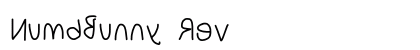 NumbBunny Rev Font Preview