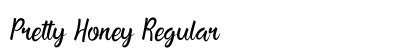 Pretty Honey Regular Font Preview